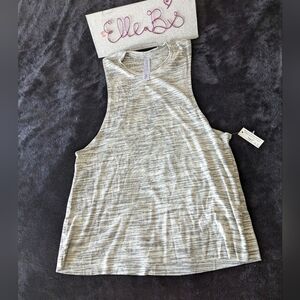 NWT Core10 Black/White Pattern Ribbed Tank Top M